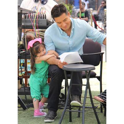 Mario Lopez' Töchterchen Gia ist ein Papa-Kind