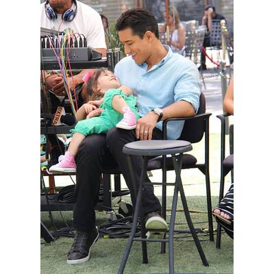 Mario Lopez' Töchterchen Gia ist ein Papa-Kind