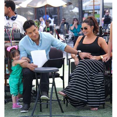 Mario Lopez' Töchterchen Gia ist ein Papa-Kind