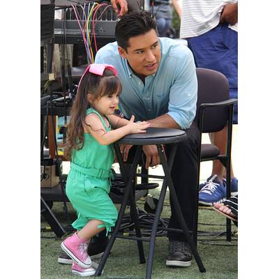 Mario Lopez' Töchterchen Gia ist ein Papa-Kind