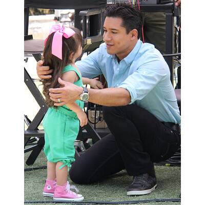 Mario Lopez' Töchterchen Gia ist ein Papa-Kind