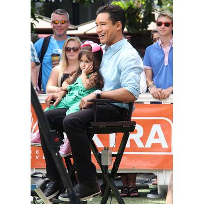 Mario Lopez' Töchterchen Gia ist ein Papa-Kind