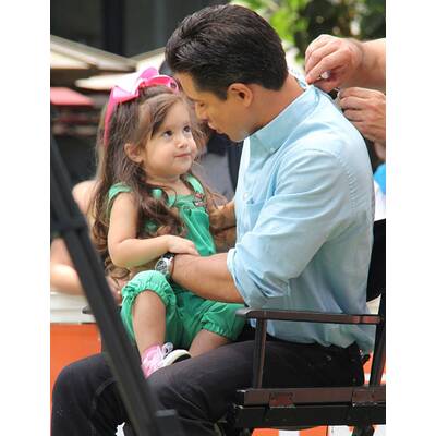 Mario Lopez' Töchterchen Gia ist ein Papa-Kind