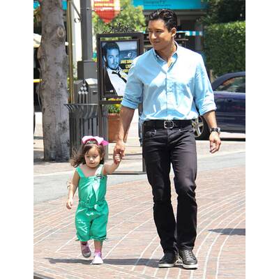 Mario Lopez' Töchterchen Gia ist ein Papa-Kind