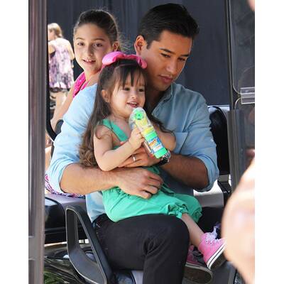 Mario Lopez' Töchterchen Gia ist ein Papa-Kind