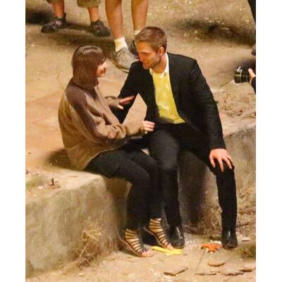 Robert Pattinson & Mia Wasikowska beim Filmdreh