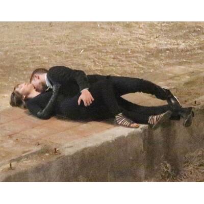 Robert Pattinson & Mia Wasikowska beim Filmdreh