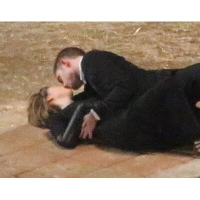 Robert Pattinson & Mia Wasikowska beim Filmdreh