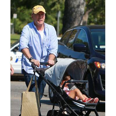 Bruce Willis mit Tochter und Ehefrau