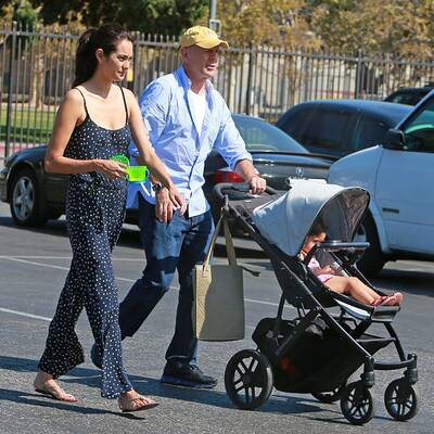 Bruce Willis mit Tochter und Ehefrau