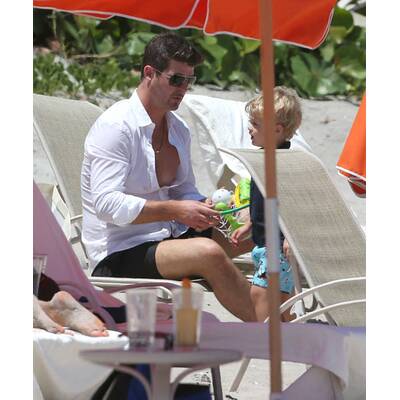 Robin Thicke mit Sohnemann Julian
