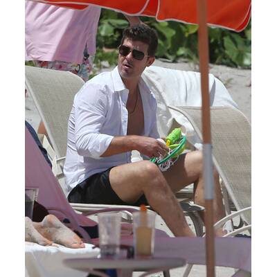 Robin Thicke mit Sohnemann Julian