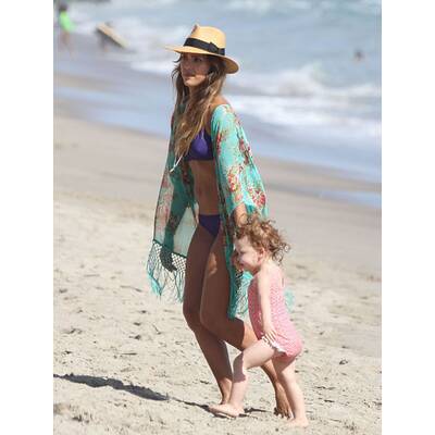 Jessica Alba genießt Auszeit mit der Familie