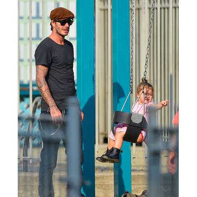 David Beckham hat Spaß mit Tochter Harper