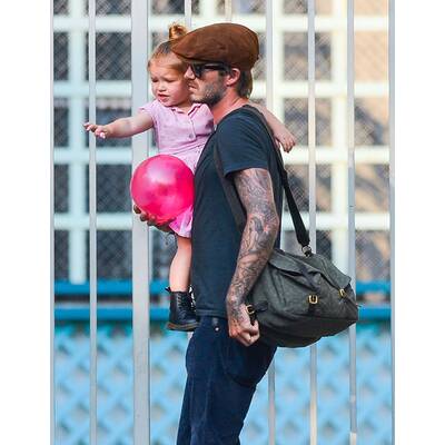 David Beckham hat Spaß mit Tochter Harper