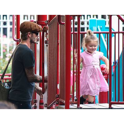 David Beckham hat Spaß mit Tochter Harper