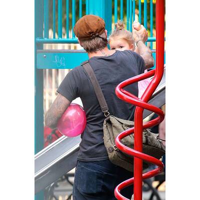 David Beckham hat Spaß mit Tochter Harper