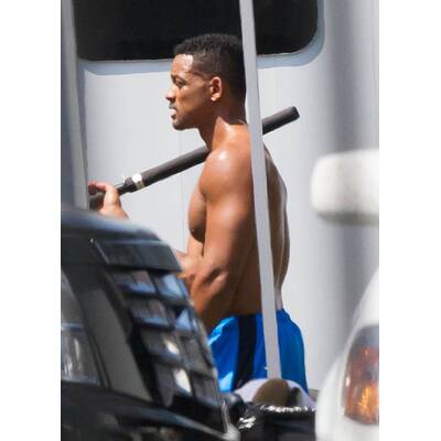 Will Smith beim harten Training