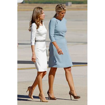 Prinzessin Letizia mit ihrer guten Freundin Máxima