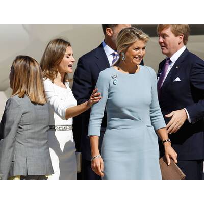 Prinzessin Letizia mit ihrer guten Freundin Máxima