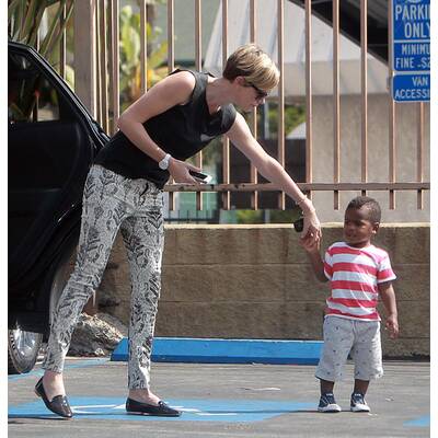 Charlize Theron mit Sohn Jackson