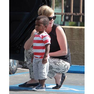 Charlize Theron mit Sohn Jackson