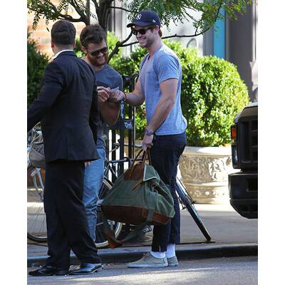 Glücklicher Liam Hemsworth