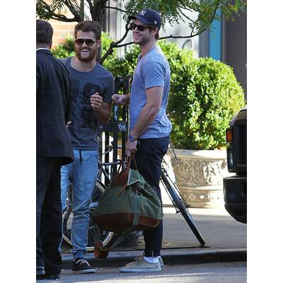 Glücklicher Liam Hemsworth