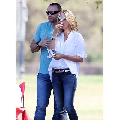 Heidi Klum verliebt mit Martin Kristen