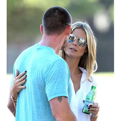 Heidi Klum verliebt mit Martin Kristen