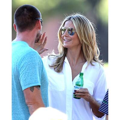 Heidi Klum verliebt mit Martin Kristen