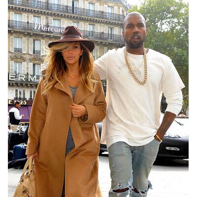 Kim Kardashian & Kanye West: Ohne Baby in Paris