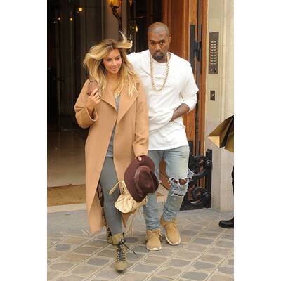 Kim Kardashian & Kanye West: Ohne Baby in Paris