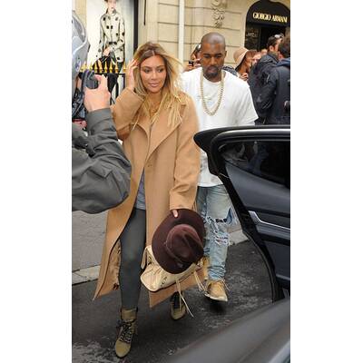 Kim Kardashian & Kanye West: Ohne Baby in Paris