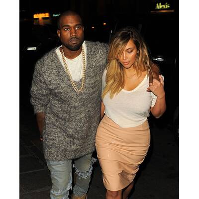 Kim Kardashian & Kanye West: Ohne Baby in Paris