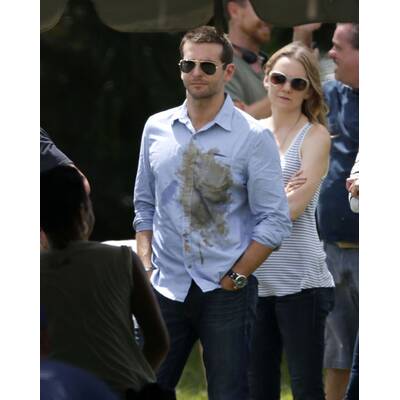 Bradley Cooper mit Kaffeefleck