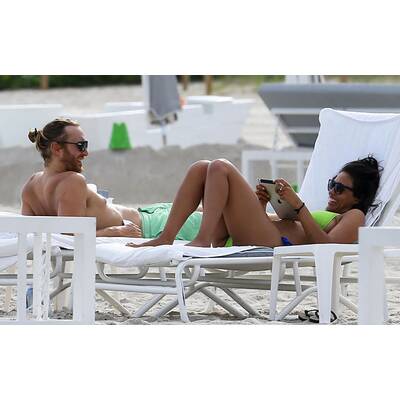 David Guetta am Strand von Miami