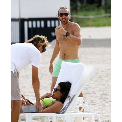 David Guetta am Strand von Miami