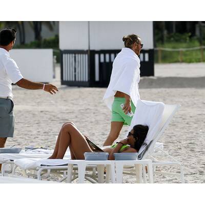 David Guetta am Strand von Miami