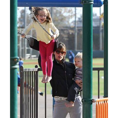 Jennifer Garner mit ihren Sprösslingen