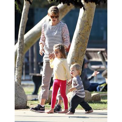Jennifer Garner mit ihren Sprösslingen