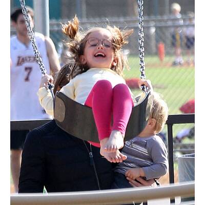 Jennifer Garner mit ihren Sprösslingen