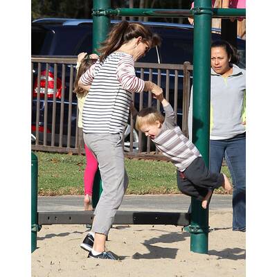 Jennifer Garner mit ihren Sprösslingen