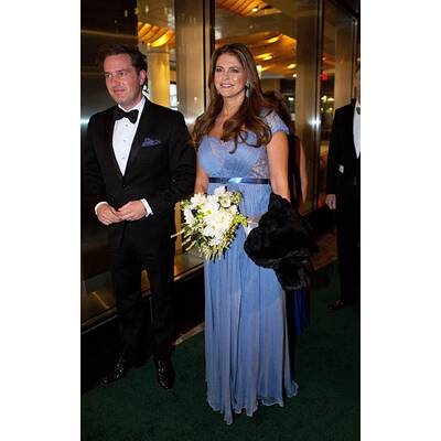 Prinzessin Madeleine strahlt