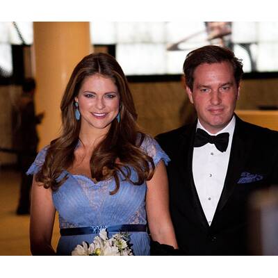 Prinzessin Madeleine strahlt