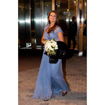 Prinzessin Madeleine strahlt