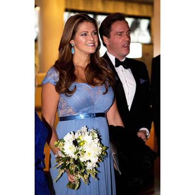 Prinzessin Madeleine strahlt