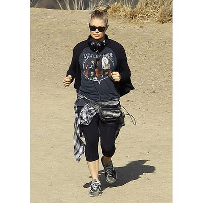 Fergie zeigt sich sportlich