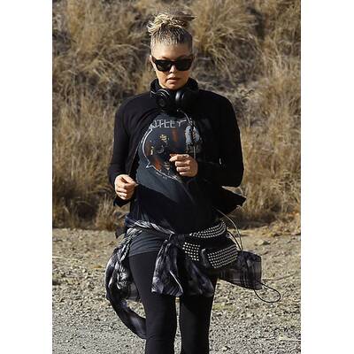 Fergie zeigt sich sportlich