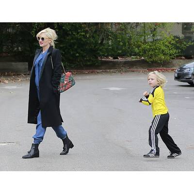 Gwen Stefani unterwegs mit ihrer Familie